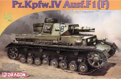 Pz.Kpfw.IV Ausf.F1(F) (1:72) Model Kit military 7609 - Dragon