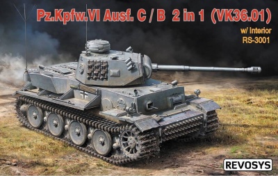 Pz.Kpfw.VI Ausf C/B (VK36.01) 2 in 1 w/ interior (1:35) - REVOSYS