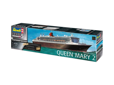 Queen Mary 2 (Platinum Edition) (1:400) Plastic Model Kit Limited Edition - Revell