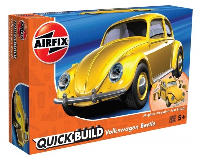 Quick Build auto J6023 - VW Beetle - žlutá