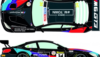 SLEVA 220,-Kč 25% DISCOUNT - BMW M6 GT3 34 Liqui Moly 12h of Bathurst 2020 1/24 - Racing Decals 43