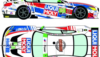 SLEVA 20%  DISCOUNT - BMW M6 GTD 96 Rolex 24h of Daytona 2020 / IMSA Weathertech 240 at Daytona 2020 1/24 - Racing Decals 43