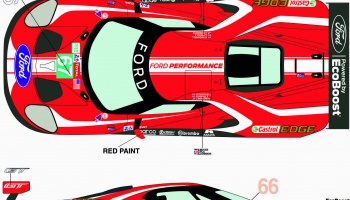 Ford GTLM #66/67 "Ford Chip Ganassi Team UK" 24h Le Mans 2019 - Racing Decals 43