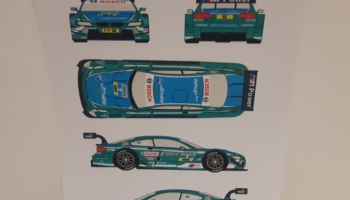 Full Decal Set for Castrol BMW M3 DTM  Augusto Farfus 2013 #7 - Racing Decals 43