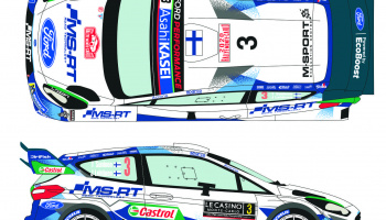 Transkit Ford Fiesta WRC 3/4 Rally Montecarlo 2020 1/24 - Racing Decals 43