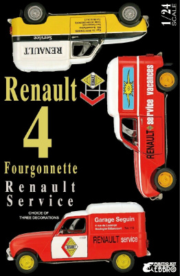 Renault 4 Fourgonette Service - Ebbro
