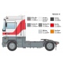 Renault AE500 Magnum (1:24) Model Kit truck 3969 - Italeri