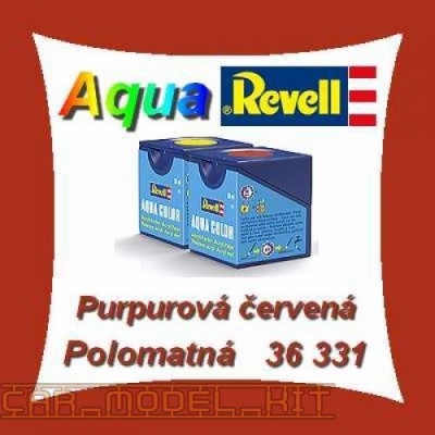 Revell Aqua Color 331 Polomatná Purpurově červená