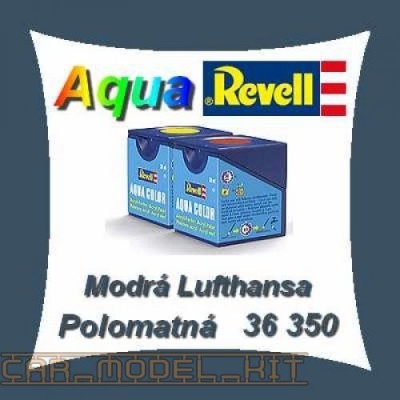 Revell Aqua Color 350 Polomatná Modrá Lufthansa
