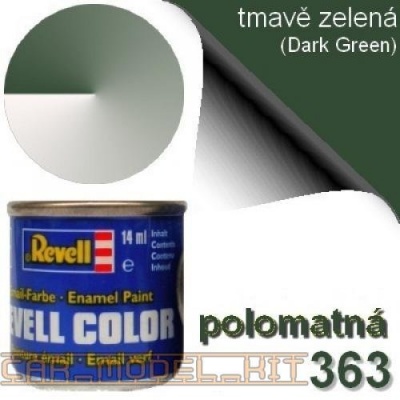 Revell Email 363 Polomatná Tmavě zelená