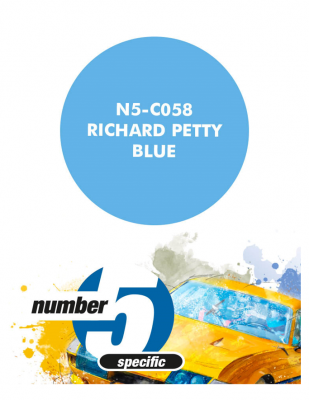 Richard Petty Blue  Paint for Airbrush 30 ml - Number 5