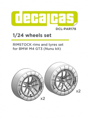 Rimstock rims for BMW M4 GT3 1/24 - Decalcas