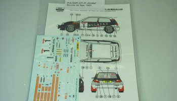 Nissan Pulsar GTI-R -> Boucle de Spa 1993 Decals - REJI MODEL