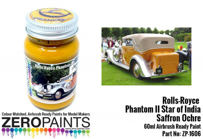 Rolls Royce Phantom II "Star of India" Saffron Ochre Paint 60ml - Zero Paints