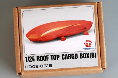 Rooftop Cargo Box B (Resin+Decals) - Hobby Design