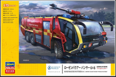 Rosenbauer Panther 6x6 Airport Crash Tender "World Panther" 1/72 - Hasegawa