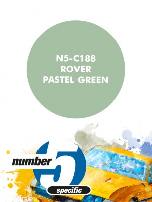 Rover Pastel Green Paint for airbrush 30ml - Number Five