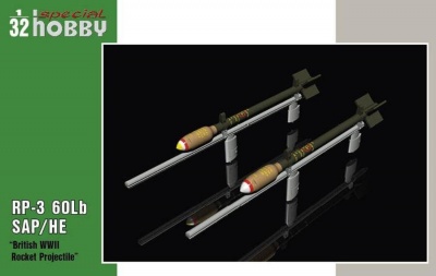 RP-3 60Lb SAP British WWII Rockets 1/32 – Special Hobby