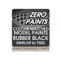 Rubber Black Paint (Similar to TS82) 60ml - Zero Paints