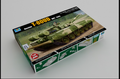 Russian T-80UD MBT - Early 1:35 - Trumpeter