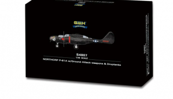 SLEVA 400,-Kč Discount 25% - Northrop P-61A w/Ground Attack weapons & Droptanks 1:48 - G.W.H