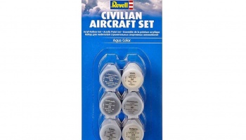 Sada barev Aqua Color 39072 - Civilian Aircraft Set