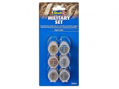 Sada barev Aqua Color 6x5ml  - Military Set - Revell