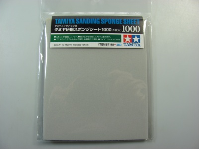 Sanding Sponge Sheet 1000 - Tamiya