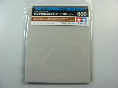 Sanding Sponge Sheet 600 - Tamiya