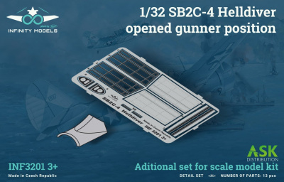 SB2C-4 Helldiver opened gunner position 1/32 – Infinity Models