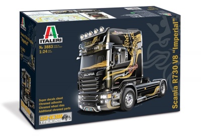 SCANIA R V8 TOPLINE " IMPERIAL" (1:24) Model Kit Truck 3883 - Italeri