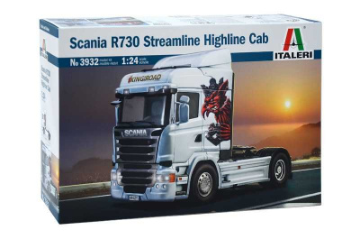 Scania R730 Streamline Highline Cab (1:24) Model Kit Truck 3932 - Italeri