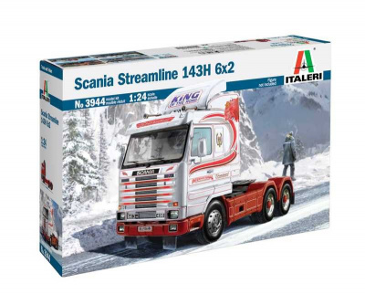 SCANIA Streamline 143H 6x2 (1:24) Model Kit Truck 3944 - Italeri