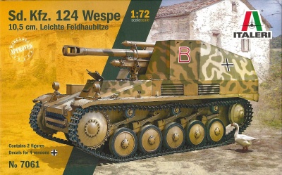 Sd.Kfz.124 Wespe 10.5 cm. Leichte Feldhaubitze (1:72) - Italeri