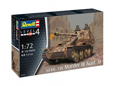 Sd. Kfz. 138 Marder III Ausf. M (1:72) Plastic ModelKit military 03316 - Revell