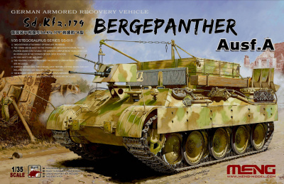 Sd.Kfz.179 Bergpanther Ausf A German Armored Recovery Vehicle 1:35 - Meng