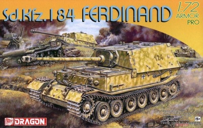 Sd.Kfz.184 FERDINAND (1:72) Model Kit military 7344 - Dragon