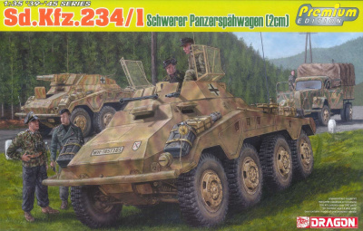 Sd.Kfz.234/1 schwerer Panzerspähwagen (2cm) (1:35) Model Kit 6879 - Dragon