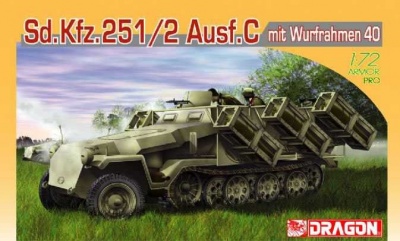 Sd.Kfz.251 Ausf.C mit Wurfrahmen 40 (1:72) - Dragon