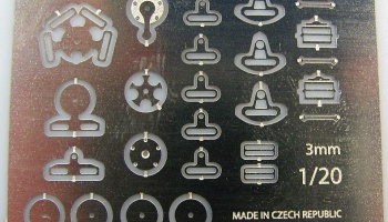Seat Belts F1 Photo-Etched Parts 1/20 - Car-model-kit
