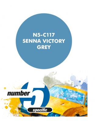 Senna Victory Grey  Paint for Airbrush 30 ml - Number 5