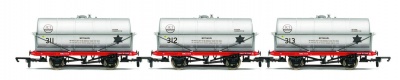 Set tří nákladních vagónů HORNBY R6788 - 20 Ton Tank Wagon, ICI