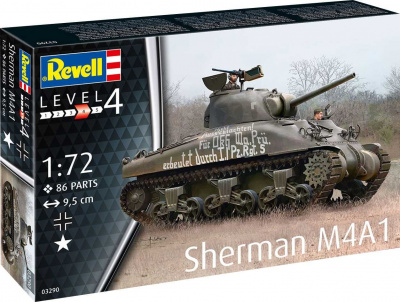 Sherman M4A1 (1:72) Plastic ModelKit tank 03290 - Revell