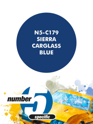 Sierra Carglass/Autoglass Blue Paint for airbrush 30ml - Number Five