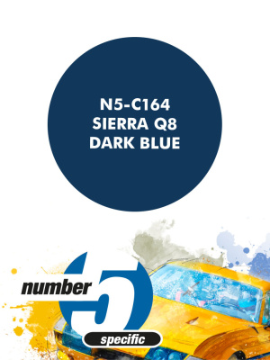 Sierra Q8 Dark Blue Paint for airbrush 30ml - Number Five