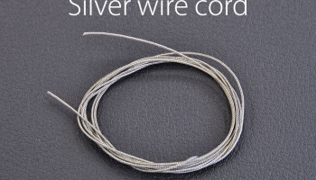 Silver Wire Cord 0.6mm, 1 m length - Model Factory Hiro