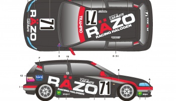 Honda Civic EG6 Razo - SKDecals