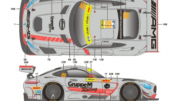 Mercedes-Benz AMG GT FIA GT World Cup Macau 17 - SKDecals