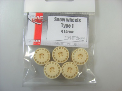 SLEVA 10% Discount -Snow Wheels Type 1 1/24 - MF-Zone