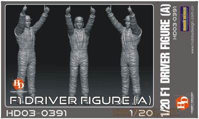 SLEVA 100,-Kč 20%DISCOUNT - F1 Driver Figure (A) 1/20 - Hobby Design
